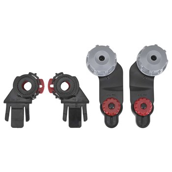 Jackson Safety HHIS Hard Hat Adapter 38423 - Size Fit-All - Black/Red - 61062