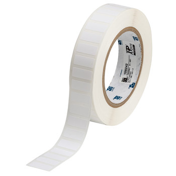 Picture of Brady Stainerbondz White Polyester Thermal Transfer THT-195-481-3 Die-Cut Thermal Transfer Printer Label Roll (Main product image)