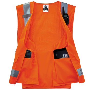 Ergodyne Glowear High-Visibility Vest 8250Z 21417 - Size 2XL/3XL - High-Visibility Orange