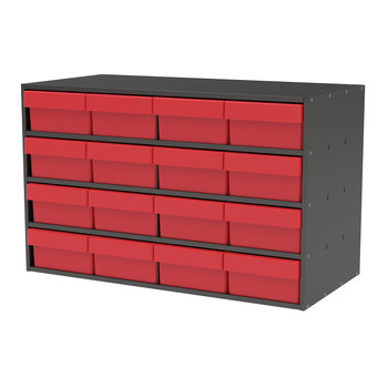 Picture of Akro-Mils AD3517C88 Akrodrawers 120 lb Charcoal Gray Powder Coated, Textured Stackable Cabinet (Main product image)