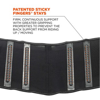 Ergodyne Proflex Back Support Belt 1100SF 11601 - Size X-Small - Black