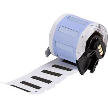Picture of Brady PermaSleeve Black Polyvinylidene Thermal Transfer M6-125-1-345-BK Heat Shrink Wire & Cable Labels (Main product image)
