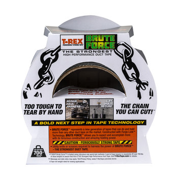 Shurtape T-Rex Black Duct Tape - 2 in Width x 25 yd Length - 17 mil Thick - SHURTAPE 242703