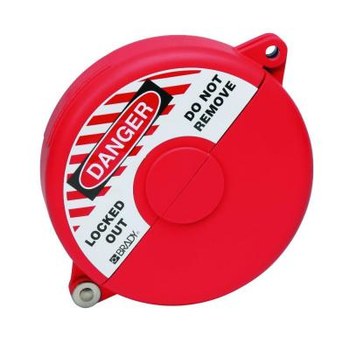 Picture of Brady Red Polypropylene Gate Valve Lockout (Main product image)