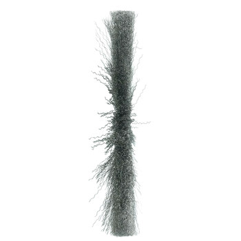 Weiler 01319 Wheel Brush - 12 in Dia - Crimped Steel Bristle