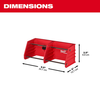 Milwaukee PACKOUT Tool Rack 48-22-8340 - Polymer/Steel