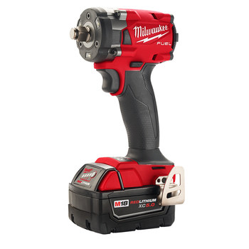 Milwaukee M18 FUEL Impact Wrench Kit 2855-22R - M18 REDLITHIUM Battery - 250 ft/lb Max