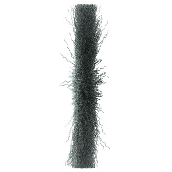 Weiler 01165 Wheel Brush - 8 in Dia - Crimped Steel Bristle