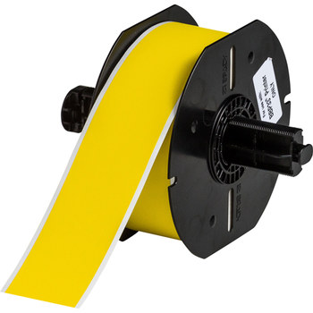 Picture of Brady Yellow Self-Extinguishing Polyimide Thermal Transfer B33C-1500-472YL Continuous Thermal Transfer Printer Label Roll (Main product image)