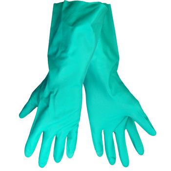 Picture of Global Glove 515F Green 11 Nitrile Full Fingered Work Gloves (Main product image)