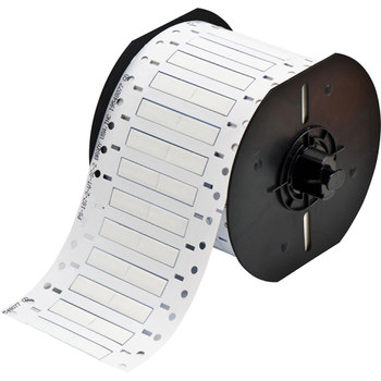 Picture of Brady White Polyolefin Thermal Transfer B33-187-2-342-2 Die-Cut Thermal Transfer Printer Sleeve (Main product image)