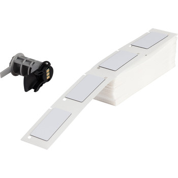 Picture of Brady White Polyester Thermal Transfer PTLEP-173-593 Die-Cut Thermal Transfer Printer Label Roll (Main product image)