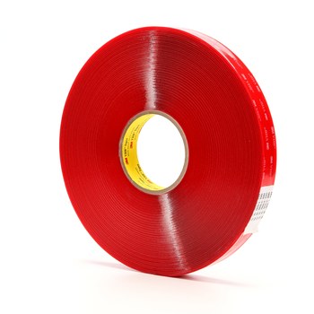 3M 4905 Clear VHB Tape - 3/8 in Width x 72 yd Length - 20 mil Thick
