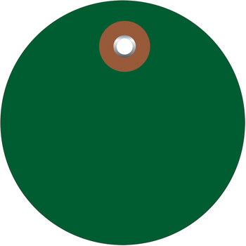 Picture of Shipping Supply Green Vinyl 12553 Plastic Tags (Main product image)