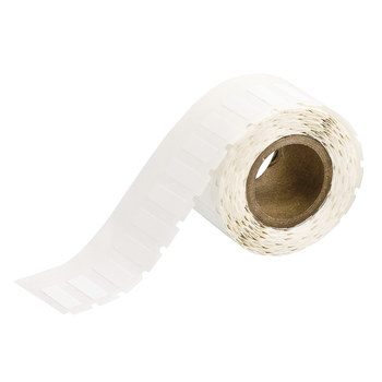 Picture of Brady White Polyester Thermal Transfer ECL-107-619 Die-Cut Thermal Transfer Printer Label Roll (Main product image)