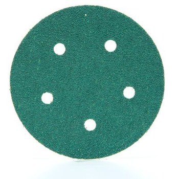 3M Green Corps Stikit 251U 01665 PSA Disc - 5 in - 40 - Coarse - Aluminum Oxide