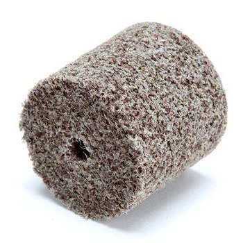 3M Scotch-Brite CP-UW Unitized Aluminum Oxide Hard Deburring Wheel - Medium Grade - Arbor Attachment - 1 in Diameter - 3/16 in Center Hole - 1 in Thickness - 03700