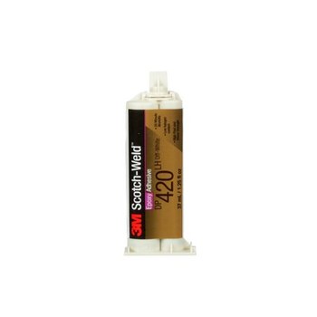 3M Scotch-Weld 420LH Off-white Two-Part Epoxy Adhesive - Base & Accelerator (B/A) - 37 ml Cartridge - 07244