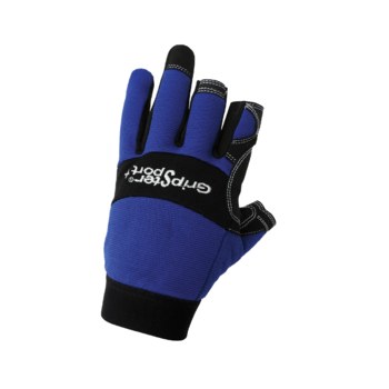 Global Glove Gripster SG9001NF Black/Blue Large PVC/Spandex/Synthetic Leather Mechanic's Gloves - SG9001NF/LG