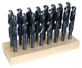 Picture of Chicago-Latrobe 190F 118° Right Hand Cut High-Speed Steel Reduced Shank Drill Set 69849 (Main product image)