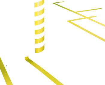 3M 471 Yellow Marking Tape - 2 in Width x 36 yd Length - 5.2 mil Thick - 68856