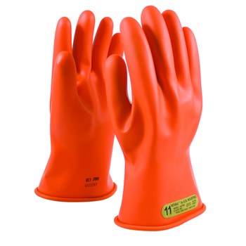 Picture of PIP Novax 147-00-11 Orange 8 Rubber Full Fingered Work Gloves (Main product image)