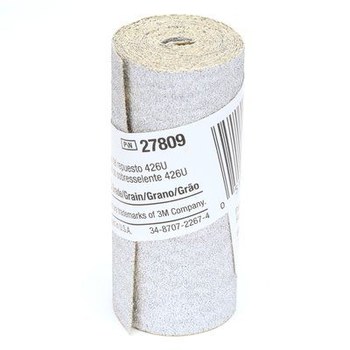 3M Stikit 426U Sanding Roll 27809 - 2 1/2 in x 55 in - Silicon Carbide - 100 - Fine