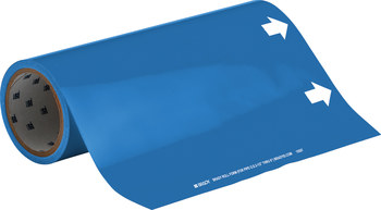 Picture of Brady Blue Vinyl 15507 Self-Adhesive Pipe Marker (Main product image)