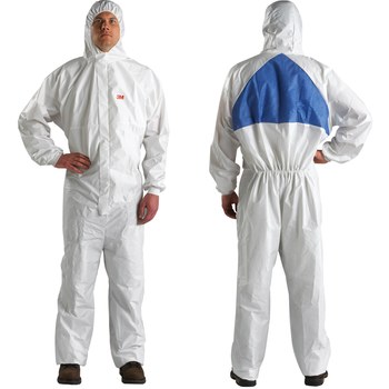 3M Disposable General Purpose & Work Coveralls 49810 - Size 3XL - White