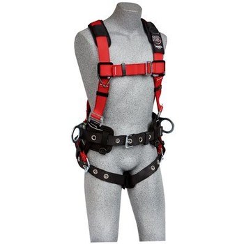 Protecta PRO Positioning Body Harness 1191434, Size XL, Red - 17444