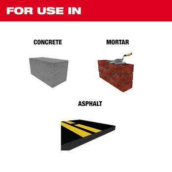 Milwaukee 1 1/2 in Scaling Chisel 48-62-6056 - 10 in Overall Length - High Speed Steel - SDS-Plus Shank