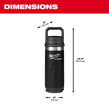 Milwaukee PACKOUT Insulated Bottle 48-22-8382B - 87328