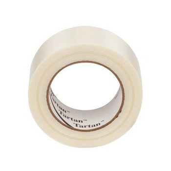 18 mm x 55 m 4 rolls Tartan Filament Tape 8934 Clear 