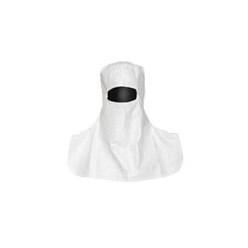 Picture of Dupont IC666B Non-Sterile White Large Tyvek Cleanroom Hood (Main product image)