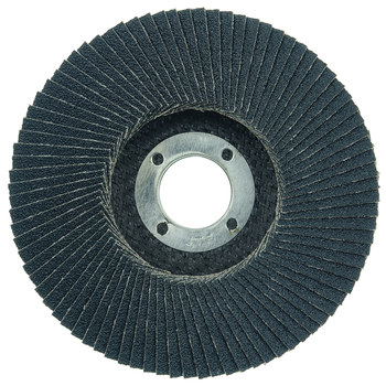Weiler Tiger Paw Type 27 Flap Disc 51163 - Zirconium - 4-1/2 in - 80 - Medium
