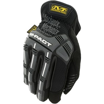 Mechanix Wear M-Pact Black/Grey Small TPR Work Gloves - MPC-58-008