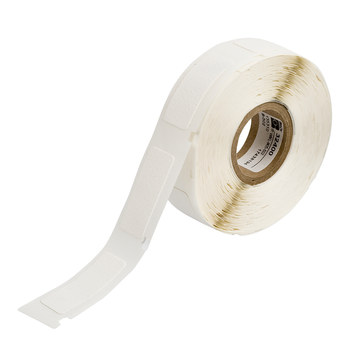 Picture of Brady White Vinyl Thermal Transfer WML-905-502 Die-Cut Thermal Transfer Printer Label Roll (Main product image)
