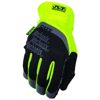 Mechanix Wear FastFit E5 Fluorescent Yellow Small Armortex Cut-Resistant Gloves - ANSI A5 Cut Resistance - SFF-C91-008