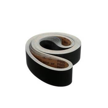 3M 461F Sanding Belt 10972 - 4 in x 132 in - Silicon Carbide - P600 - Extra Fine