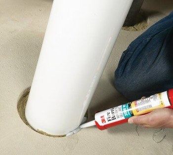 3M 3000 WT Firestop Sealant Gray Paste 10.1 fl oz Cartridge - 16593