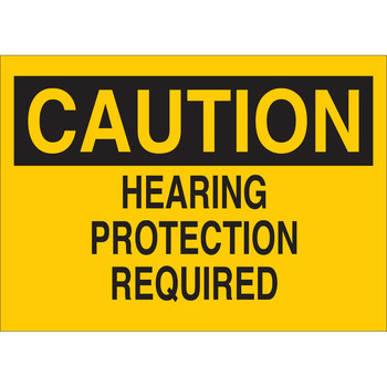 Picture of Brady B-120 Fiberglass Reinforced Polyester Rectangle Yellow English PPE Sign part number 47064 (Main product image)