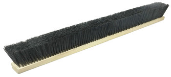 Weiler 420 Push Broom Head - 36 in - Polypropylene - Black - 42095