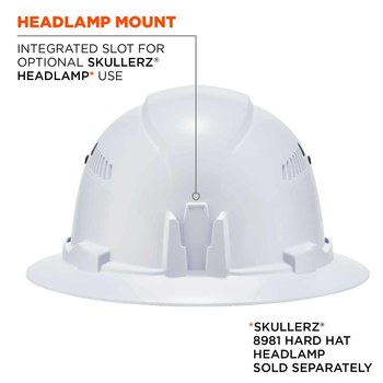 Ergodyne Skullerz Hard Hat 8973 60154 - White