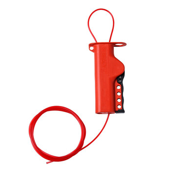 Picture of Brady Red Fiberglass Reinforced Nylon Cable Lockout Device (Main product image)
