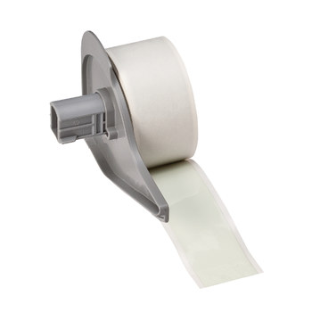 Picture of Brady White Glow-In-The-Dark Indoor Polyester Thermal Transfer BM71C-1000-582 Continuous Thermal Transfer Printer Label Roll (Main product image)