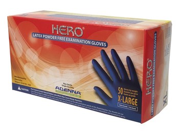 PACCO 50 pz GUANTI IN LATTICE ALTA RESISTENZA BLU PREMIUM 737 MONOUSO DA LAVORO