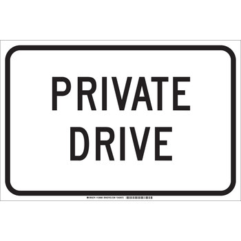 Picture of Brady B-302 Polyester Rectangle White English Stop Signs, Traffic Control Signs & Banners Sign part number 129680 (Main product image)