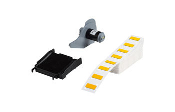 Picture of Brady Yellow Polyester Thermal Transfer M71EP-171-593-YL Die-Cut Thermal Transfer Printer Label Roll (Main product image)