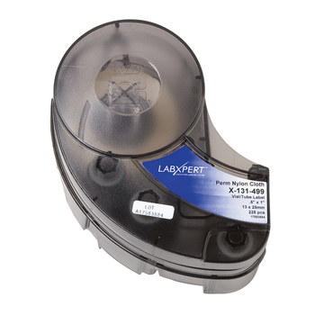 Picture of Brady Black on White Nylon Thermal Transfer X-117-499 Die-Cut Thermal Transfer Printer Cartridge (Main product image)