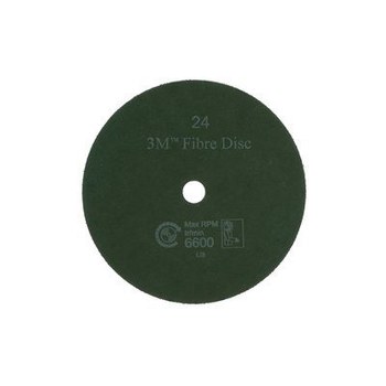 3M Green Corps Fibre Disc 01929 - 9 1/8 in - 24 - Very Coarse - Ceramic